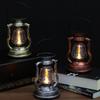 Retro Outdoor Hanging Lantern LED Waterproof Camping Light Portable Hanging Tent Light Waterproof Courtyard Garden Decoration