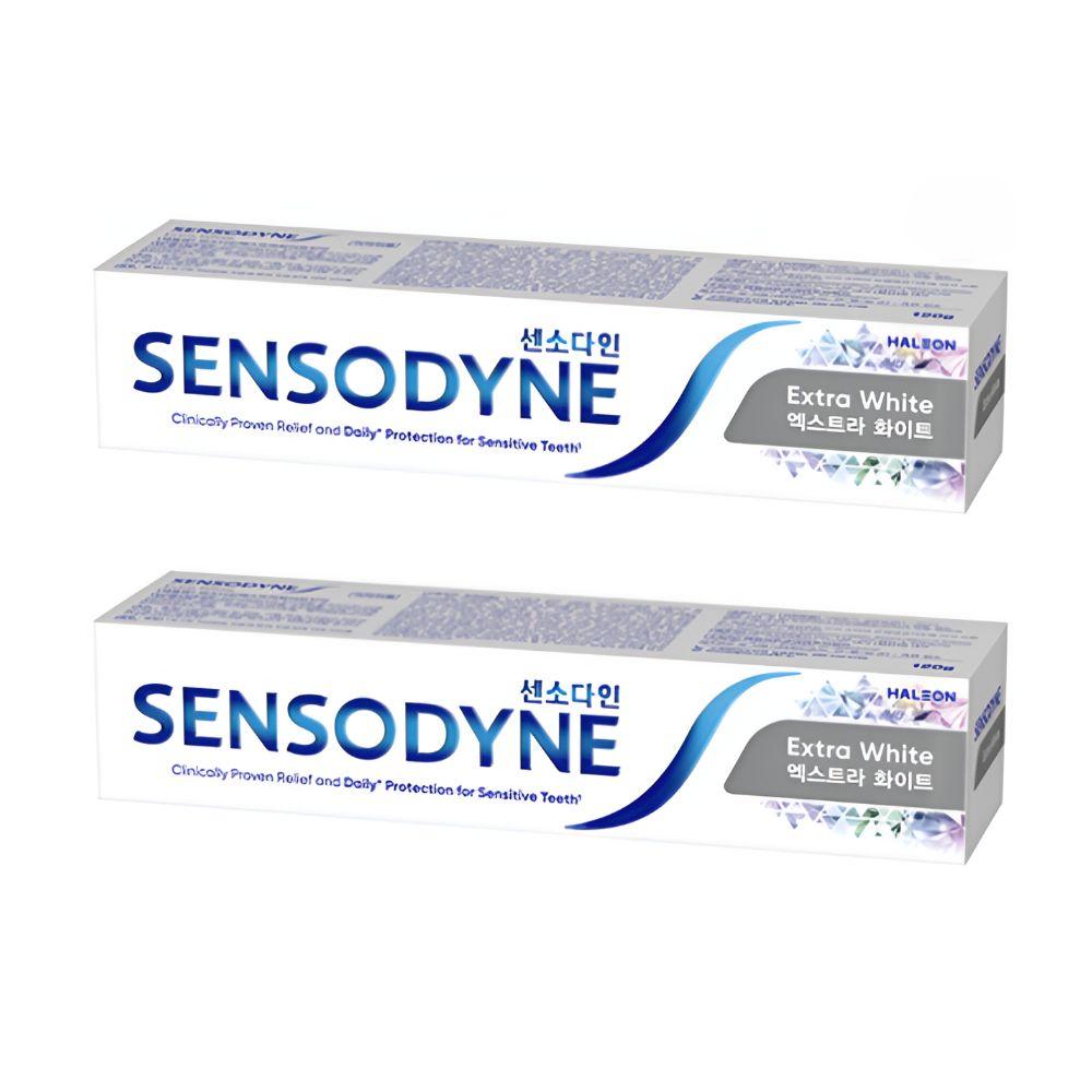 SENSODYNE Extra White Toothpaste 120g x2 Set Whitening Sensitive Teeth Care Toothpaste