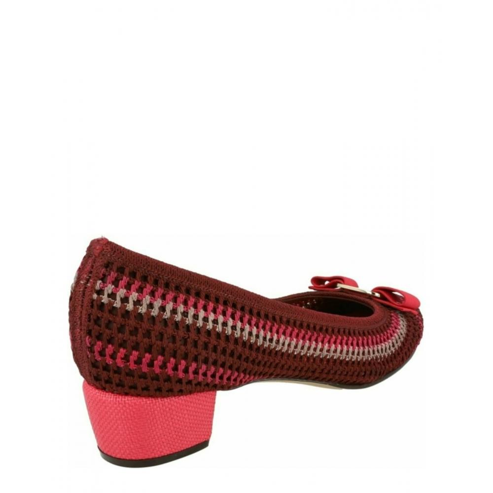 Salvatore Ferragamo Vara Macram  Pumps   Narrow Width Multi