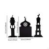 3 Acrylic Ramadan Decorations Flat Ornament for Table Eid Mubarak Display
