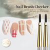 Nail Art Brush Checker Nail Drawing Painting Line Brush Nail Art Tool Acrylic Painting Brushes DIY Design Manicure Tools