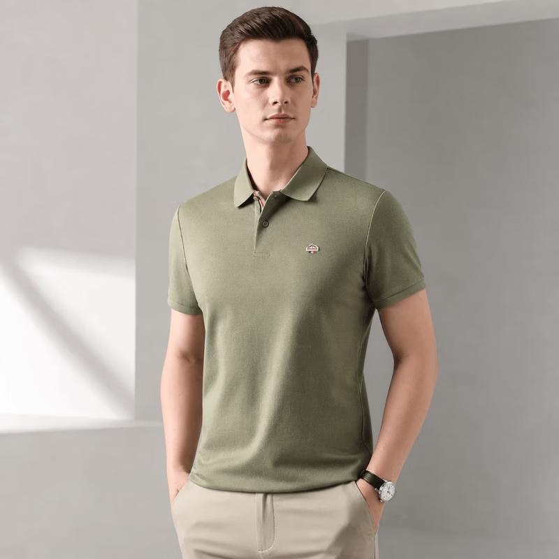 VEE KELLEN Men's Breathable Business Casual Polo Shirt