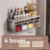 Spice Rack Organizer Wall Mounted Kitchen Spice Rack For Countertop Seasoning Box Spice Organizer For Kitchen Seasoning