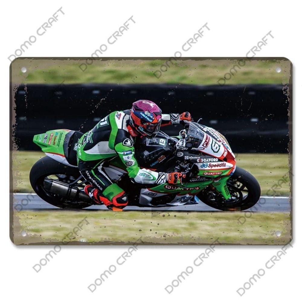Racing Driver & Rally Metal Tin Signs for Bar Man Cave
