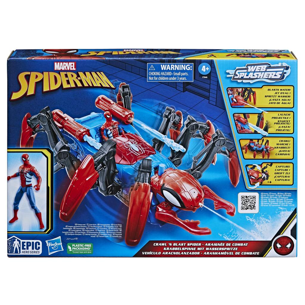 MARVEL Marvel Epic Hero Series Web Splashers Crawl Blast Spider F7845 Originální produkt Spider-Man Spider-Man &