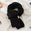 Scarf women's new winter high-end feeling versatile and cute wool knitted scarf men's neck protection to keep warm Korean version tide