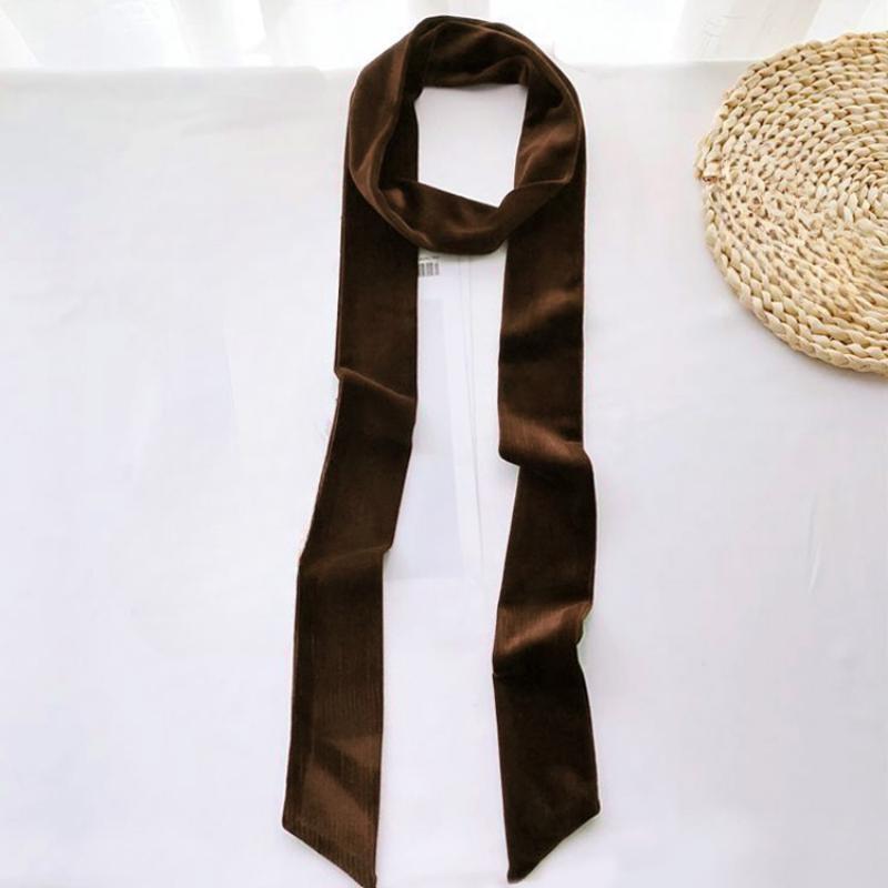 

Жіночий оксамитовий пояс із зав’язкою на талії та ремінець із поясом для сукні кавовий