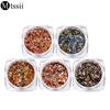 Mtssii Colorful Shining Nail Art Glitter Aluminum Foils Flake Sticker Decals DIY Decoration Manicure
