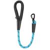 Dog Leash Short Dogs Leash Reflective Leashes for Large Dog Walking Nylon Pet Chain Comfortable Handle Dogs Leashes 62cm Rope