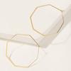 IF ME Trendy Geometirc Gold Round Hoop Earrings Set For Women Big Leopard Resin Hoop Earrings Accessories Jewelry Party