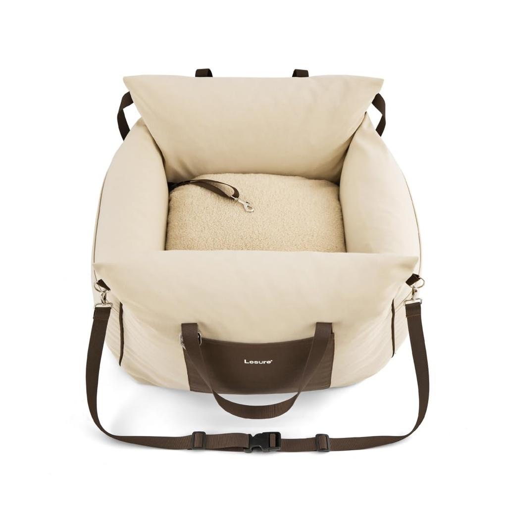 Lesure Dog Drive Pet Drive Dog Car Small Storage Bag Removable Machine Easy to Compatible with Back Seat Passenger Suitable for Small and Medium Dogs