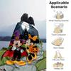1pc, Halloween Themed Blanket, Perfect for Disney Fans, Seasonal Decor, Soft Flannel Throw Blanket, Living Room, Travel, Camping, Car Blankets, Beach,