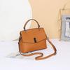 Cowhide Shoulder Women's Bag, Large-capacity Messenger, Women's, Stylish and Simple Shopping Bag, Covered Bag.