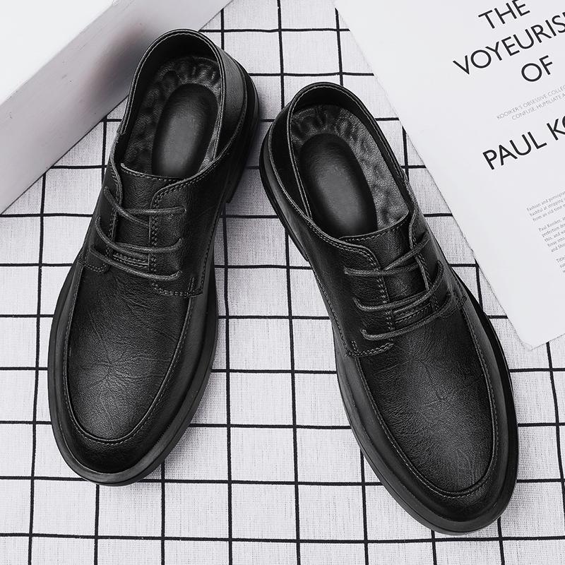 Formal Leather Shoes for Men Lace Up Oxfords Shoes New Arrival Male Wedding Party Footwear Casual Business Shoes Men Dress Flats