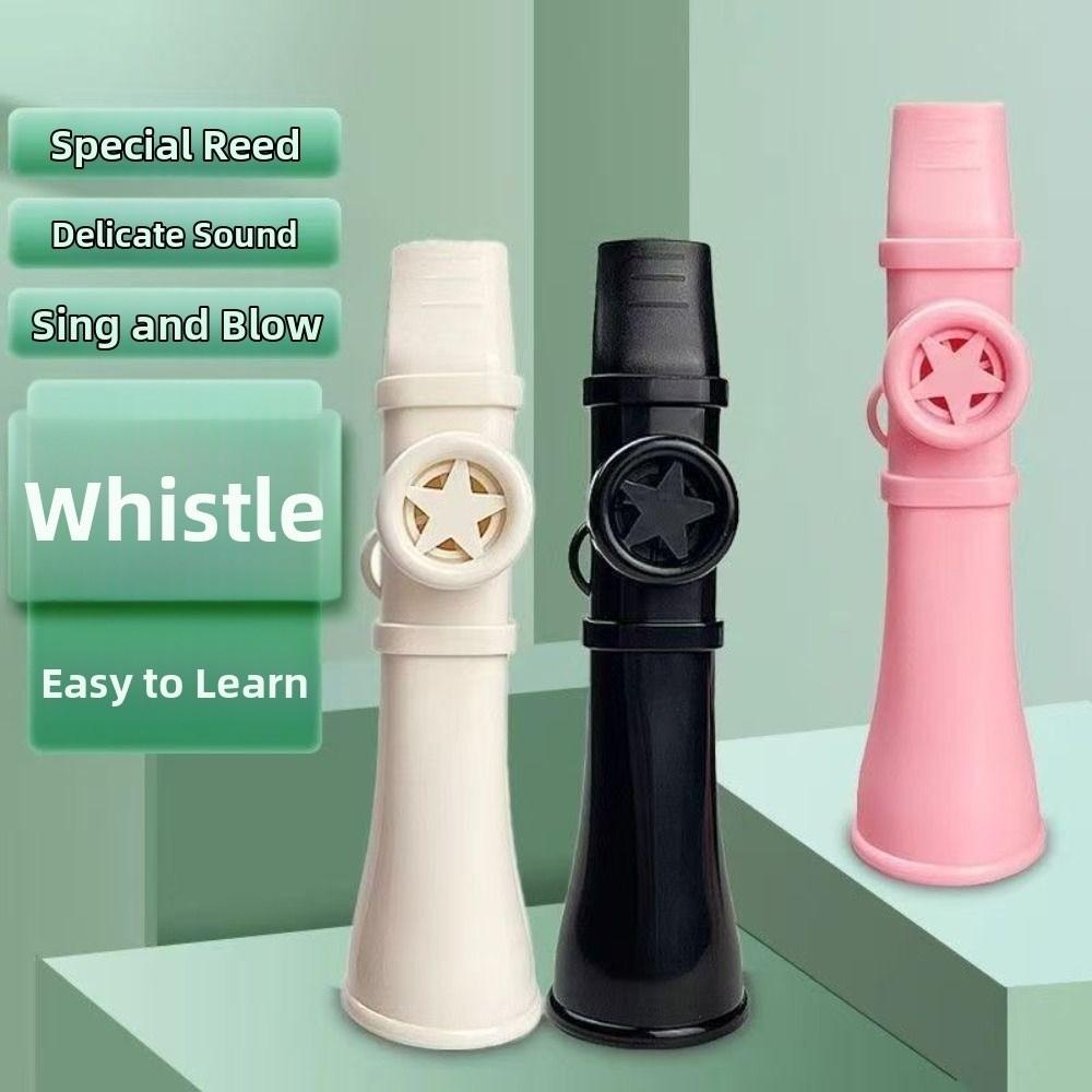 Barevný kazoo nástroj ve tvaru flétny Odolný ABS Kazoo Instrument Hudební nadšenec