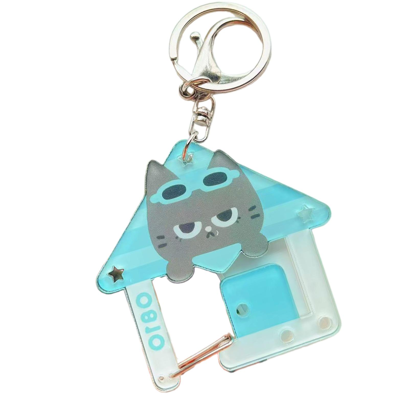 

Lightweight Acrylic Pet Keychain Cartoon Character Carabiner Keyring Bag Pendant Accessories For Outdoor Enthusiasts 4