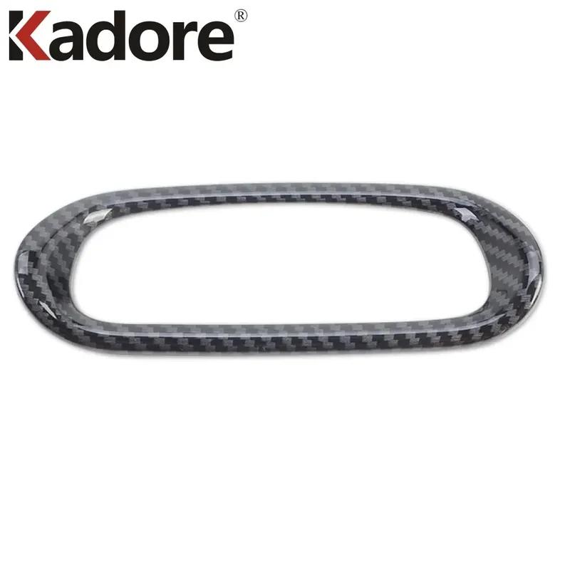 For Chevrolet Blazer Carbon Fiber Car Head Light Lamp Switch Button Panel Cover Trim Interior Accessories