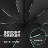 Automatic umbrella, enlarged reinforcement, sunscreen, both men and women, weather and rain, UV protection, reverse folding sun umbrella