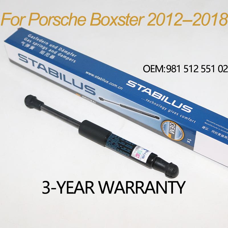 Original Car-styling Rear hood compartment Gas Spring Strut Lifters for Porsche BOXSTER (981) 718 BOXSTER (982) 2012--2018