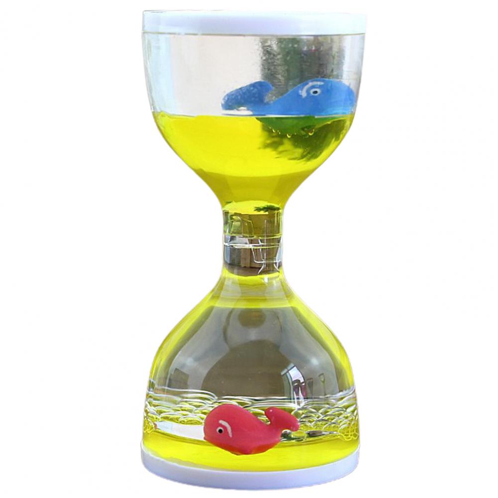 Kreativní přesýpací hodiny s kapkami oleje Řemeslná ozdoba se zvířátkem Velká nádoba Trychtýř na kapky Dynamická hračka s únikem oleje Dárek Obchod pro studenty Dárky