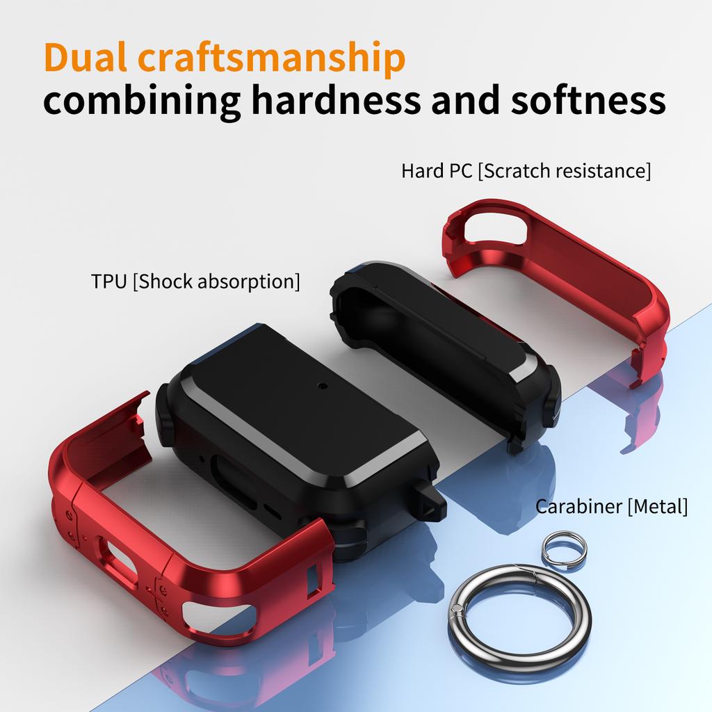 2025 New Armor For AirPods Pro 3 Case Protector Shockproof Accessories Charging Cover with Cleaning Kit for AirPods Pro 3 Case