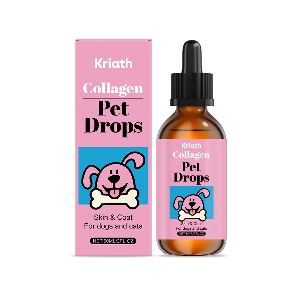 Kriath Pet Collagen Drops: Daily Care Supplement for Pets