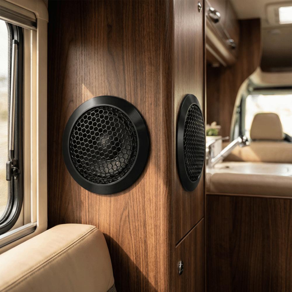 2Pcs Metal Mesh Speaker Grill Round Speaker Guard Universal Car Speaker Cover  Ceiling Installation чёрный