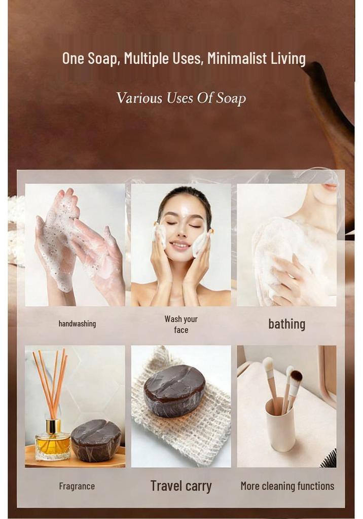 Children's DIY Coffee Bean & Fruit Soap with Essential Oil for Bath & Face Wash
