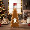 5x CHRISTMAS TREE 250ml Bottles WITH PRINT Liqueur, Tincture, Juice CHRISTMAS BOTTLES