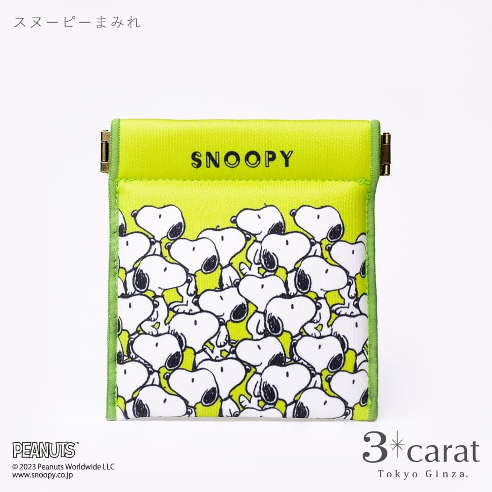 3carat PEANUTS Candy Pouch 2nd Edition 4 Types Snoopy Goods Character Jewelry Pouch Pouch Accessory Case Candy Case In (Covered Snoopy)