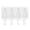 Multi Grid Ice Cream Mold Heat Resistant Non-Stick Ice Bar Mold Soft and Smooth Easy Release Ice Cream Making Mold