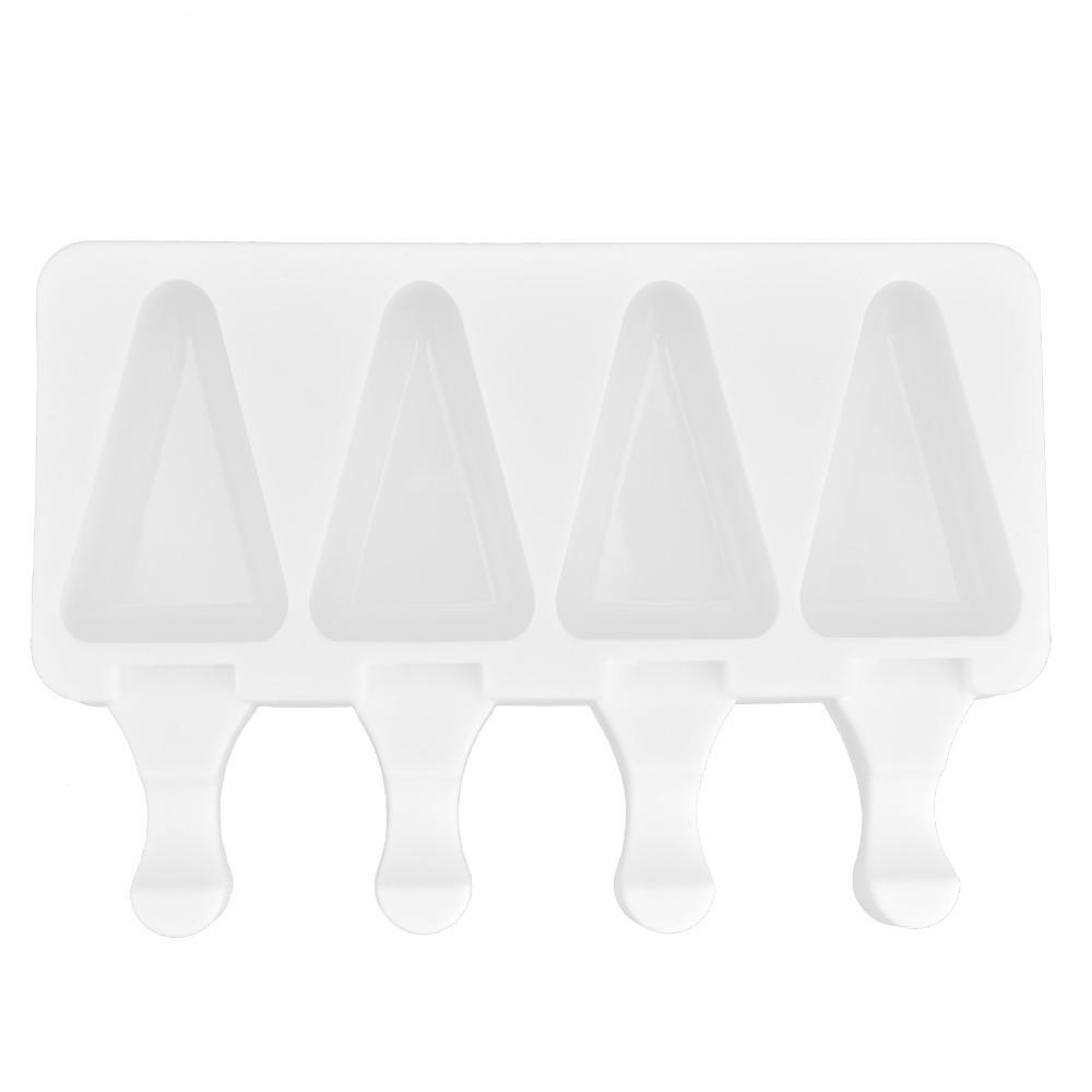 Multi Grid Ice Cream Mold Heat Resistant Non-Stick Ice Bar Mold Soft and Smooth Easy Release Ice Cream Making Mold