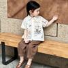 2026 Kids' Summer Linen Cropped Pants - New Toddler Style for Boys & Girls