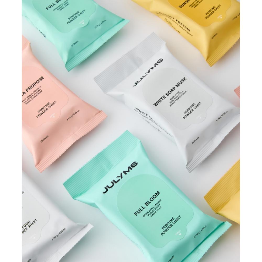 Julyme [3 Pack] Perfume Powder Sheets 20 Sheets  2+1   Choose 1 Of 4 Types 