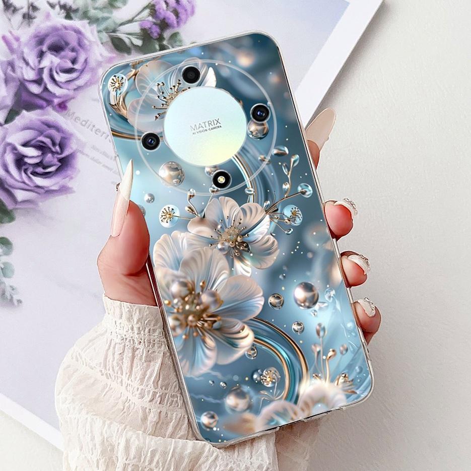 For Honor X9a Case Magic5 Lite Popular Luxury Painted Cover Soft Slim Phone Case For Honor Magic 5 Lite HonorX9a Back Cover Bags