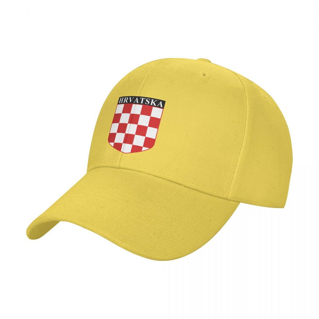 Croatian Grb Version XXI Hrvatska Baseball Cap Sunscreen New In Hat Golf Sun Cap Men's Luxury Women's