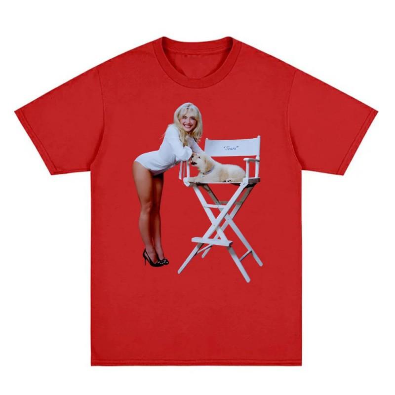 Sabrina Carpenter Tears Grafik T-Shirt Unisex Baumwolle Kurzarm T-Shirt Streetwear Print Top