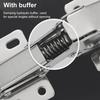 Kitchen Cabinet Hinges Rustproof Corrosion Resistant Multipurpose No Pre-drilled Heavy Duty Soft Close Hidden Hinges