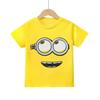 Children Clothing Anime Summer Short Sleeve Minionss Clothes T-shirt Cartoon Kids Tops