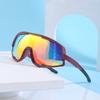 Colorful Sports Cycling Glasses Men'S Trendy One-Piece Lenses Shades Outdoor Sports Sunglasses Lady Feeling