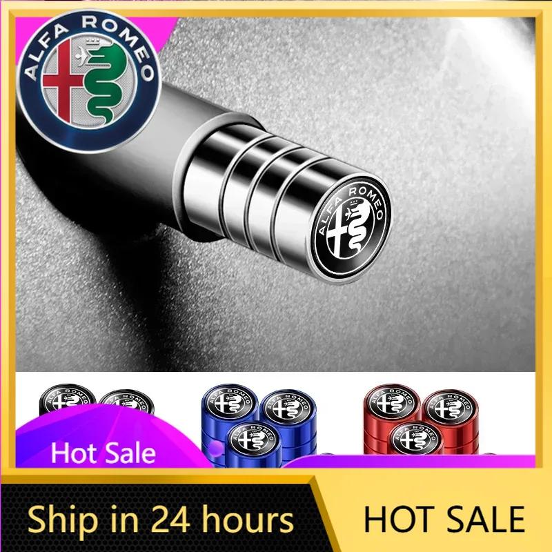 

Car Stickers For Alfa Romeo 4Pcs Car Tire Cover Valve Leak-proof Cap For Alfa Romeo 146 147 155 156 159 Stelvio Giulia Giulietta чёрный