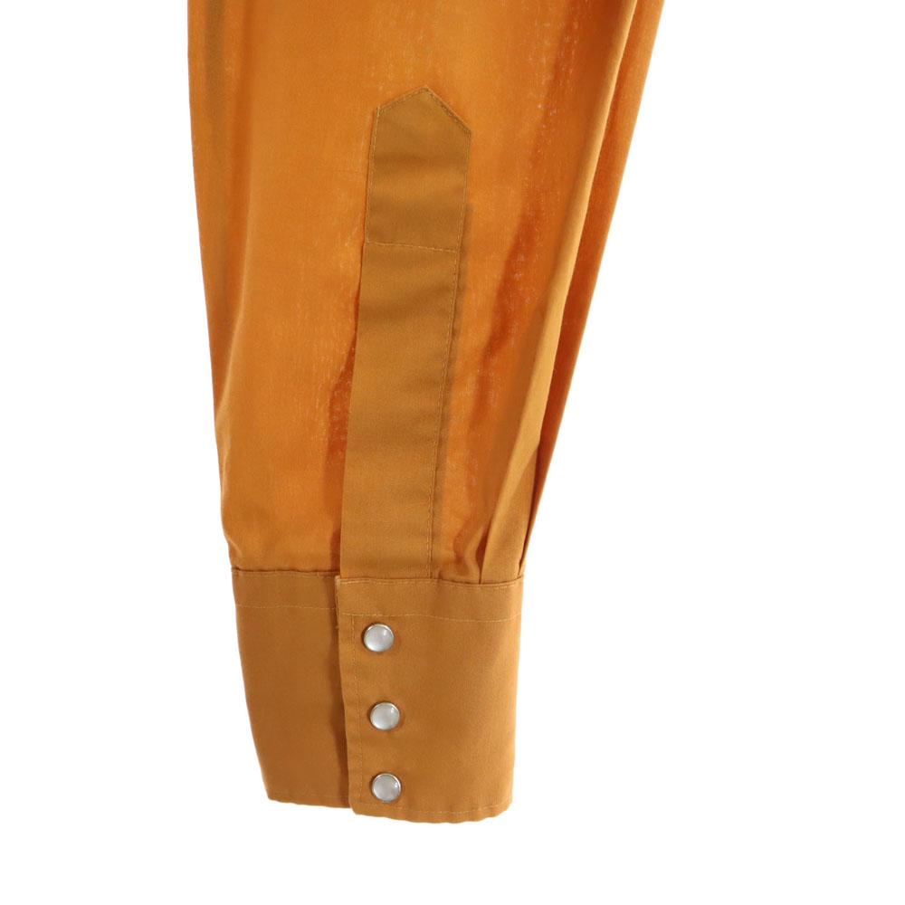 TUP BRAND 70s vintage Long sleeve Western shirt Camel Men's Used