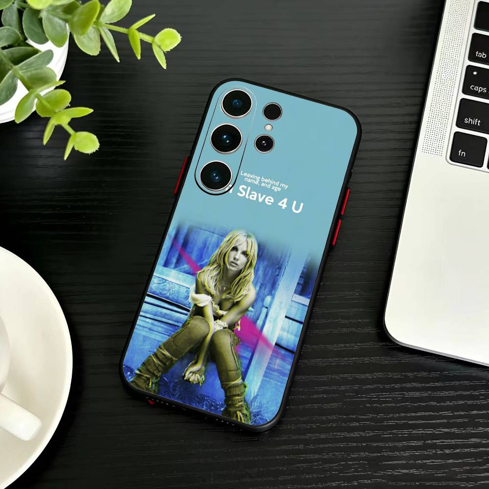 Singer B-Britney Spears   Phone Case For Samsung S26,S25,S24,S23,S22,S21,S20,S30,Ultra,Plus,Fe,Note,5G Black Cover