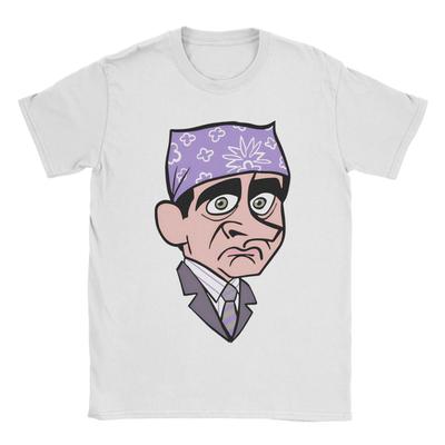 Prison Mike Herren T-Shirt Freizeit T-Shirts Kurzarm Rundhals T-Shirt Reine Baumwolle Klassische Oberteile
