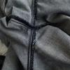 MIUMIU Made In Italy Chambray Pants W27 Navy Women Used