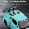 1:32 GTR R8V10 Sports Car Model Toy Exquisite Interior Doors Opened Sound Light Pull Back Cars Models for Children's Gifts