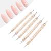 5Pcs 2-Way Nail Art Dotting Tool Set, Nail Dotting Pens for Rhinestone Picker, Design Drawing and Decoration