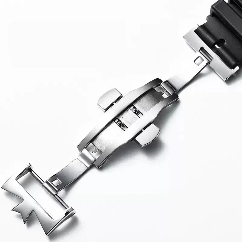 Rubber Watch Band For Vacheron Constantin Overseas VC 47450 VC 49020 Wristband 25MM-8MM Men's Luxury Silicone Watch Straps