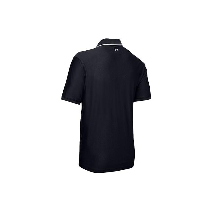 Under Armour Playoff Pique Golf Polo Men Tops Black 1345459-002