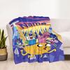 Adventure Time Faces Personalized Text Blanket Multi-purpose Customizable Blanket Ultra-Soft Great for Office Chair Picnics Nap